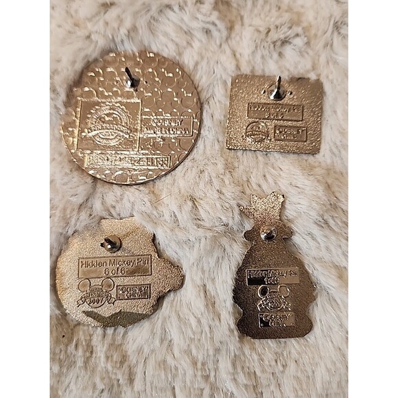 Disney Collectible Pins J-2 ALICE IN WONDERLAND Theme Park Set Lot of 4 - Picture 2 of 3